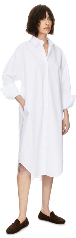 Midi dress 'The Poplin' white