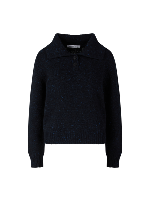 Troyer 'Tisara' aus Wolle und Cashmere Navy