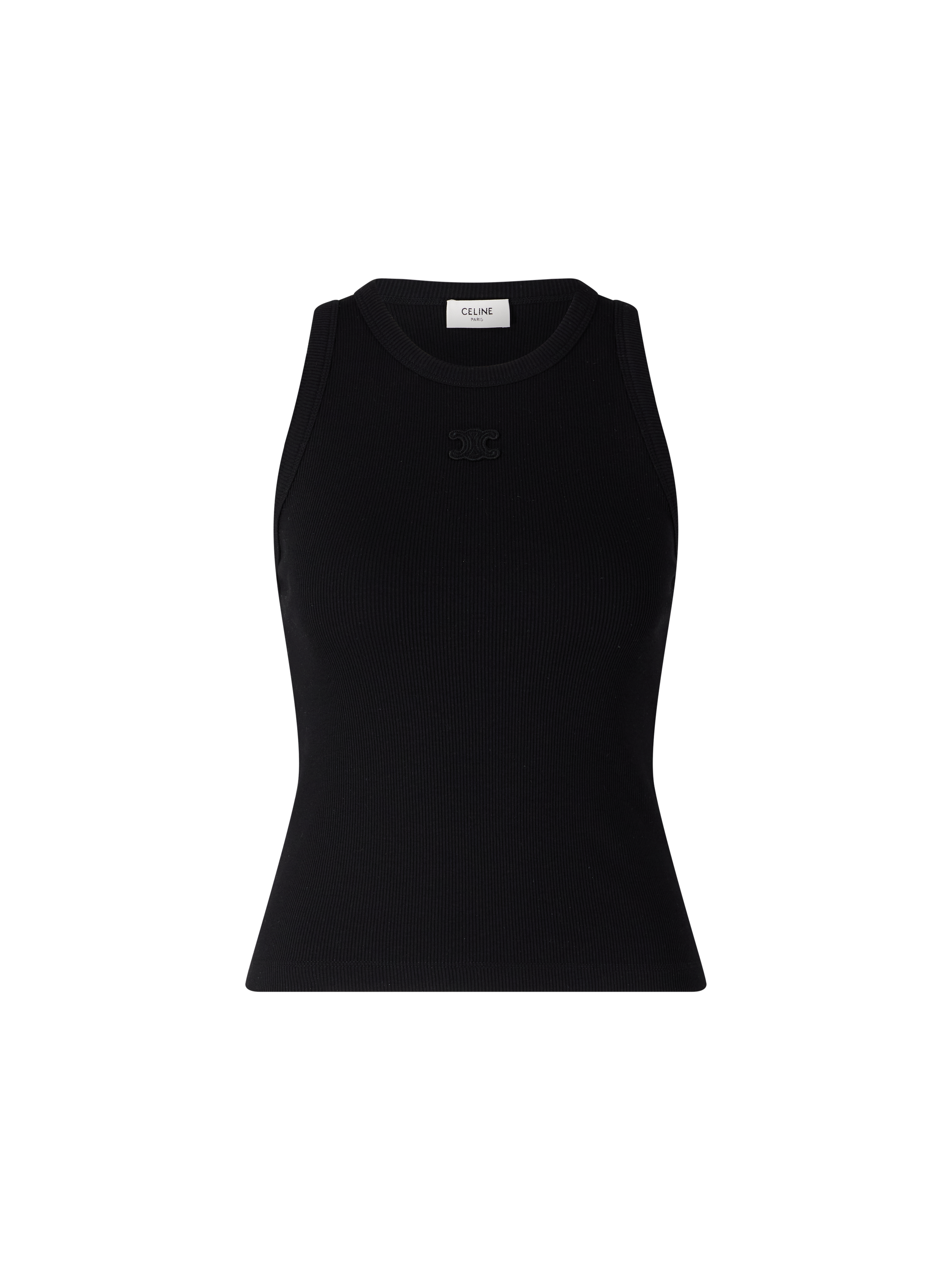 Tanktop mit Triomphe Patch Schwarz