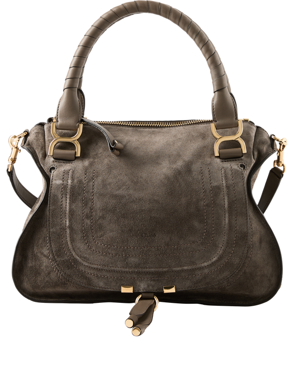 Handtasche 'Marcie Double Carry Medium' Nickel Grey