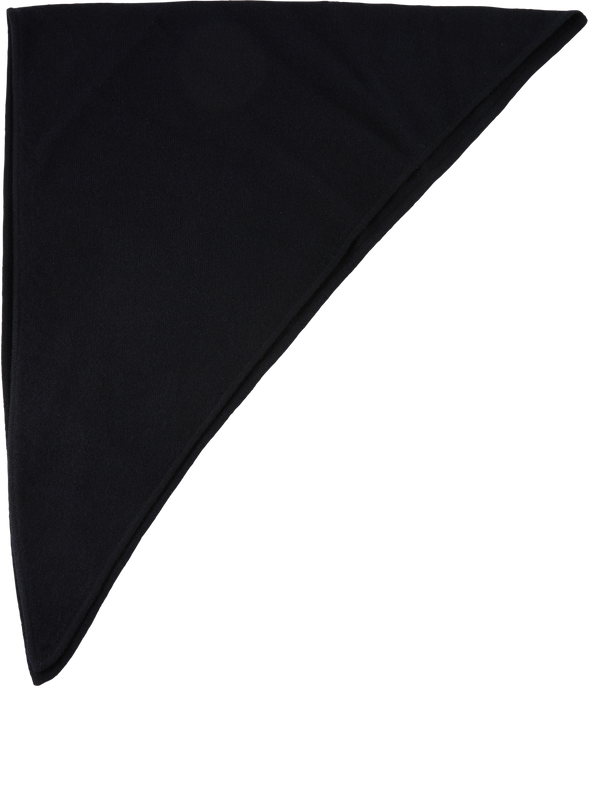 Dreiecksschal aus Cashmere Marineblau