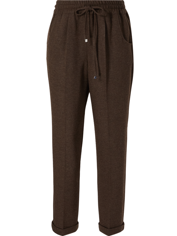 Cashmere-Hose Dunkelbraun