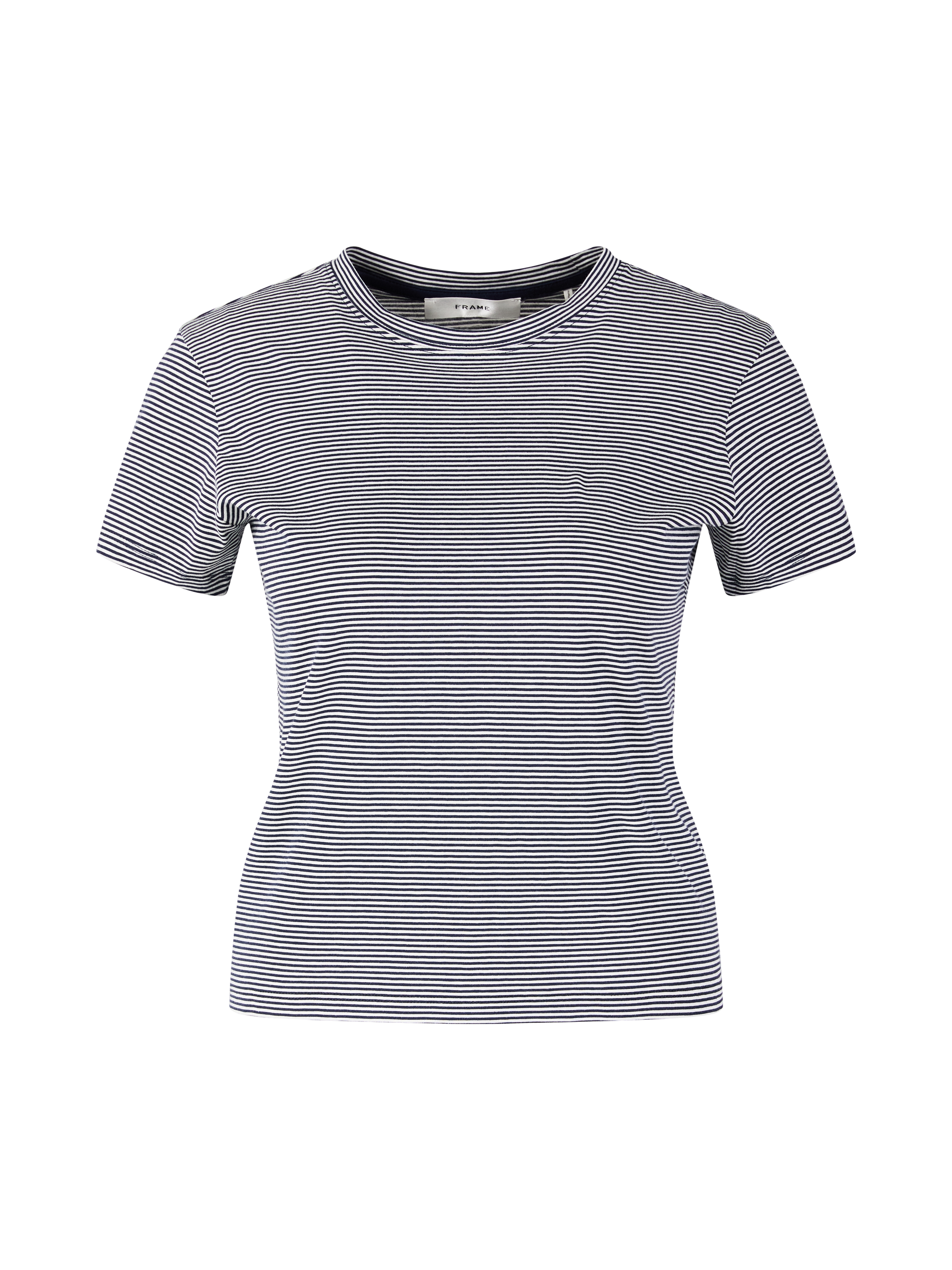 Gestreiftes T-Shirt 'Baby' Marineblau