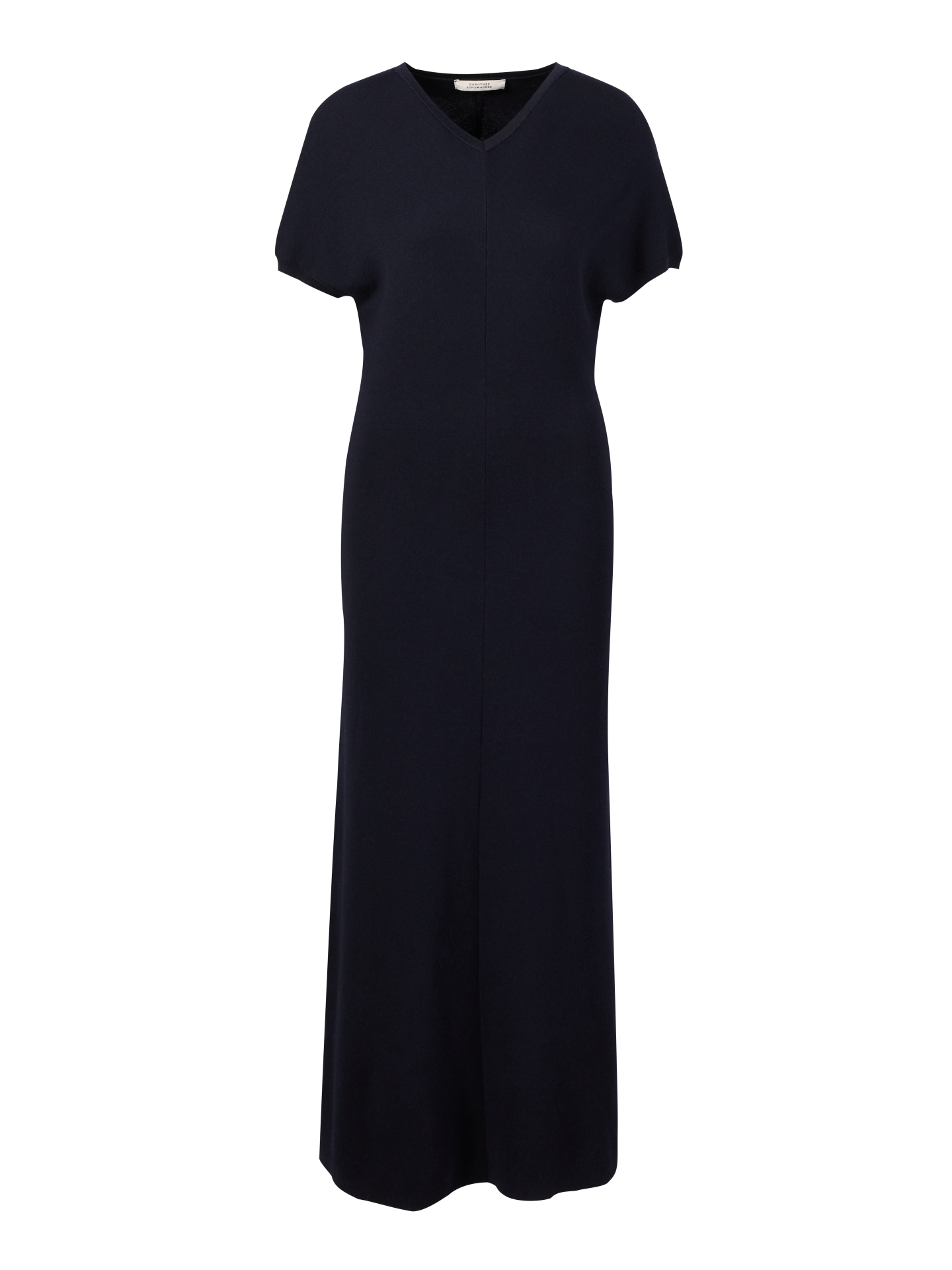 Dorothee Schumacher Maxikleid 'Shimmering Merino' Marineblau Damen Gr. 4
