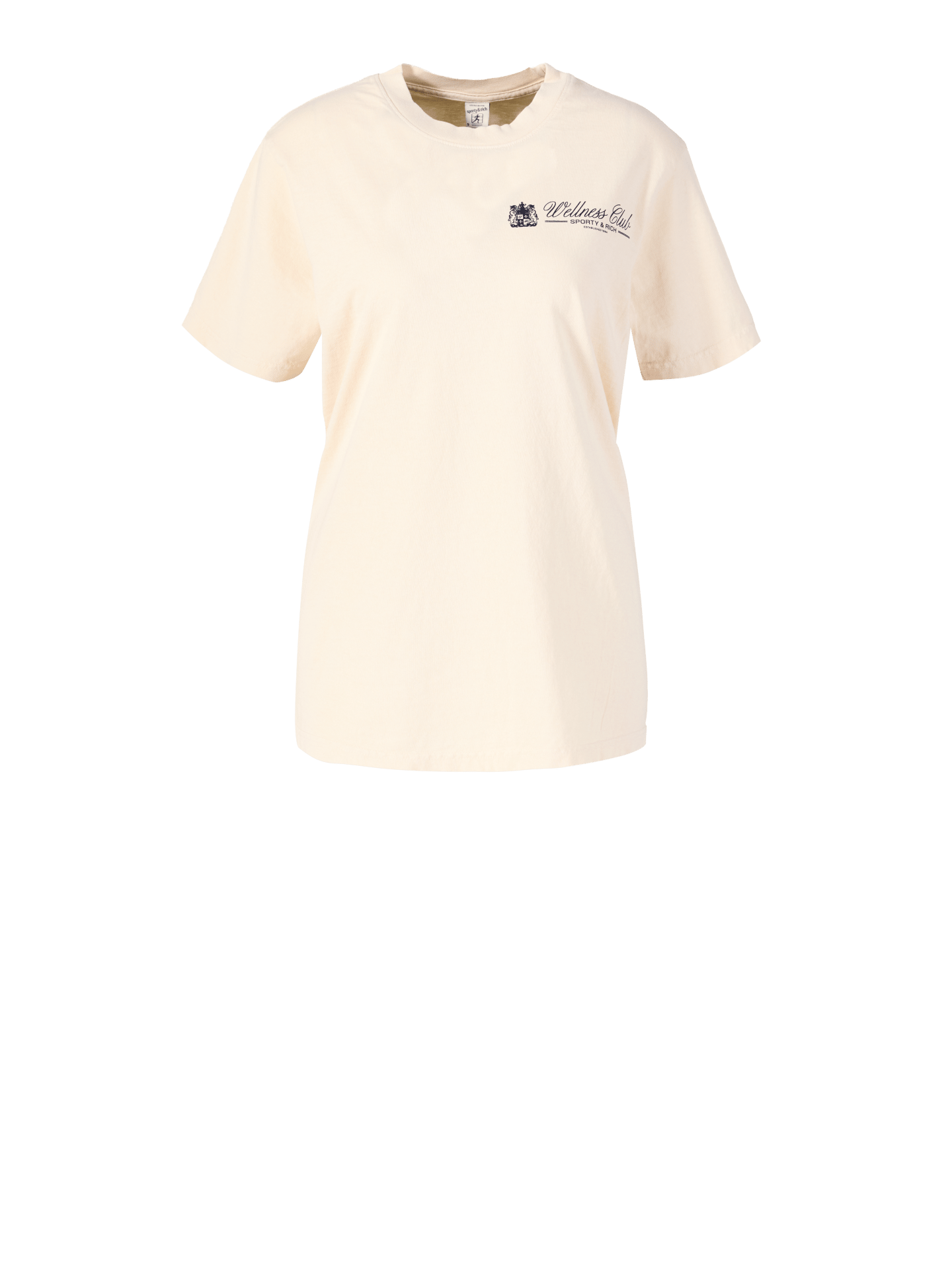 Sporty & Rich T-Shirt 'Unicorn' Crème Damen Gr. L