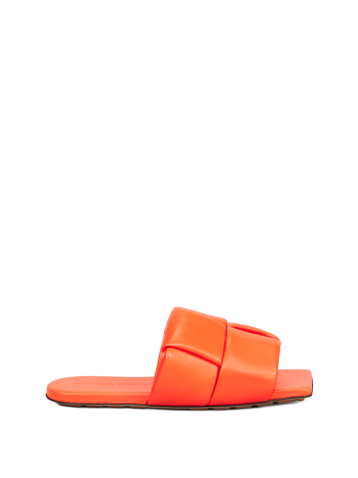 Bottega Veneta Flat patch mules orange women size 36